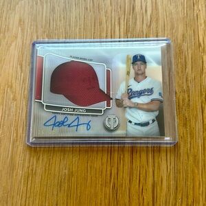 Josh Jung Texas Ranger Autographed Baseball Card